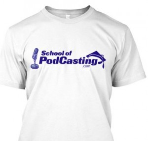 School of Podcasting T-Shirt